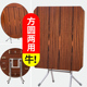 折叠桌子餐桌家用小型简易吃饭圆桌方桌圆形收纳客厅伸缩靠墙饭桌