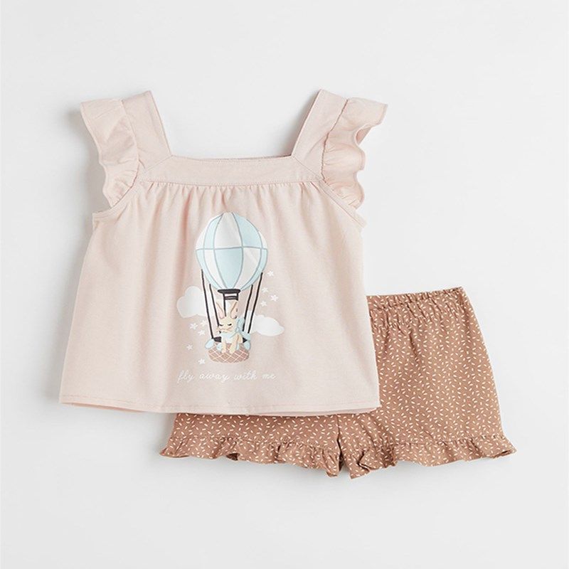 夏季童装女宝宝背心套装2024儿童无袖短裤纯棉薄款女童吊带两件套,童装/婴儿装/亲子装,套装,淘宝优惠券,粉丝福利购,淘宝优惠卷