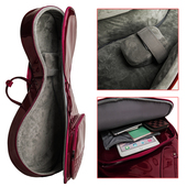 漆皮中阮包加厚双肩可背可提中阮袋轻便便携可放乐谱乐器包套袋