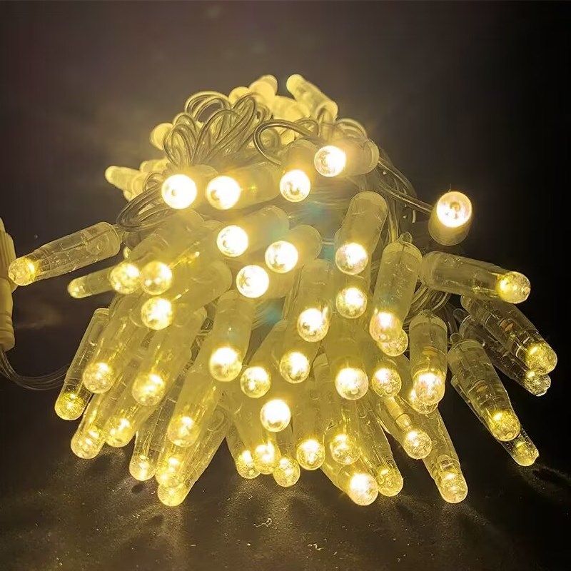 挂树上的彩灯闪灯串灯满天星户外树挂装饰盘树灯led树灯绕树灯带