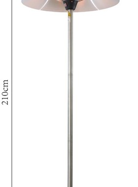 托尼特户外伞形电取暖器立式露天花园庭院取暖炉家用商用电热暖气