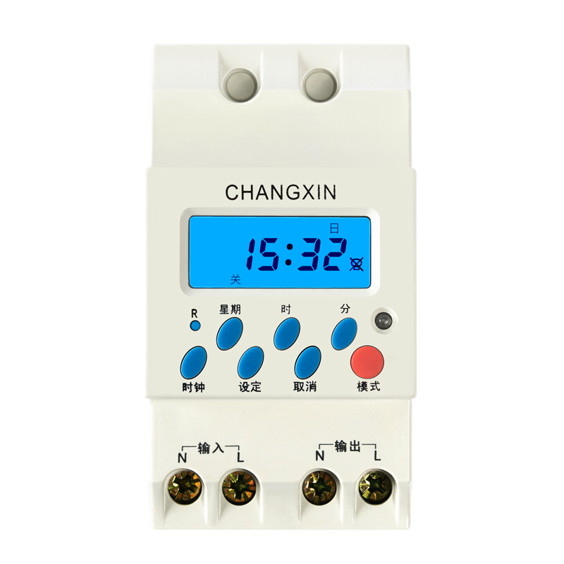 常新电子常馨TR01L微电脑时控开关导轨灯箱广告牌自动智能断电