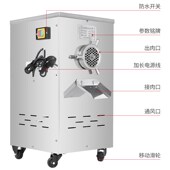 32商用电动不锈钢绞肉机碎骨机碎冻肉绞鸡架绞辣椒绞糍粑灌肠纯铜