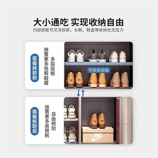 家用门口多层鞋 室内入户防尘玄关收纳储物柜 柜木质大容量鞋 架新款