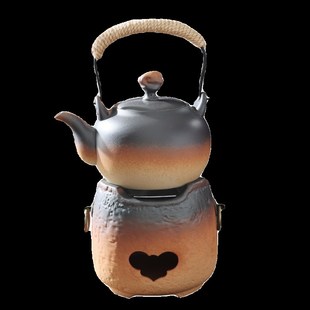 围炉煮茶烤茶家用茶室内露营聚会取暖炭火户外碳炉陶壶煮茶壶套装