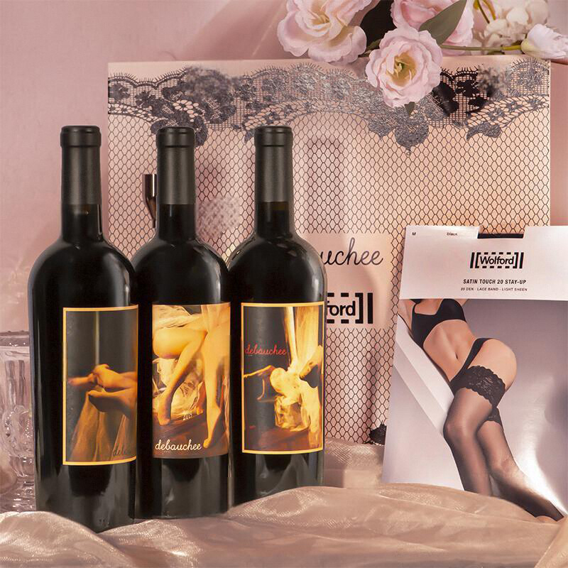 美国浪荡子Debauchee纳帕谷2019/21丝袜礼盒赤霞珠干红葡萄酒套装