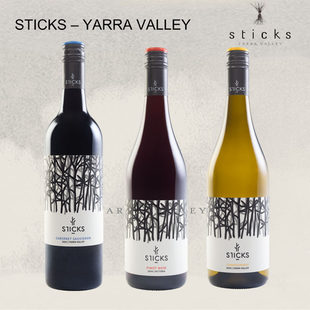 澳大利亚五星名庄sticks思绨可斯雅拉河谷赤霞珠干红黑皮诺葡萄酒