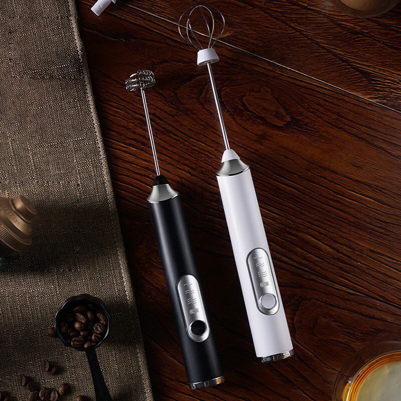 家用打奶器打发i咖啡奶泡器电动牛奶起泡器搅拌棒手持打奶器打奶
