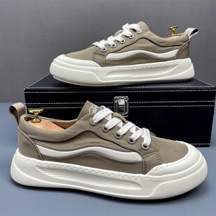 简约轻便布鞋20j25夏季新款软底板鞋高级感男鞋男士透气运动休闲