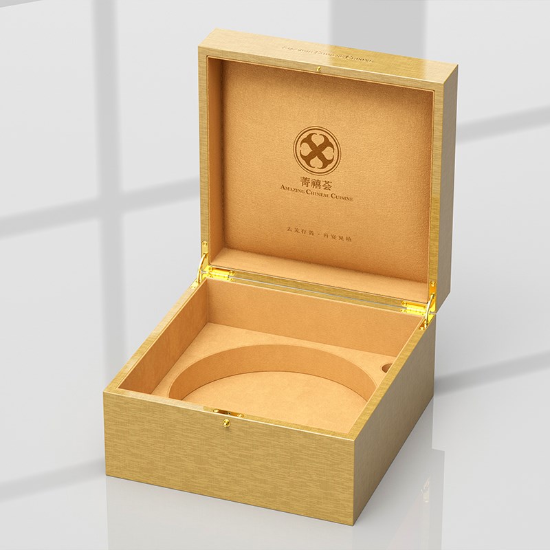 高档烤漆木盒佛跳墙盆菜礼盒半成品预制菜包装盒商用Y酒店送礼定