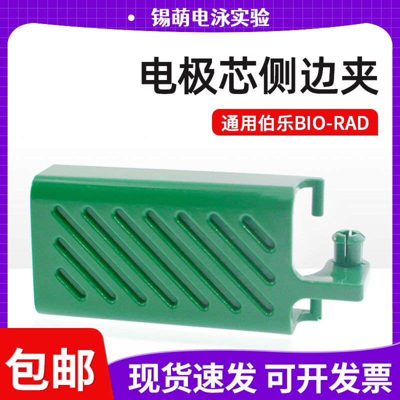 国产Bio-rad伯乐电极芯侧卡夹 绿色电转仪侧边夹 夹子100.10745