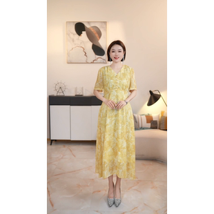 原创遮肉显瘦连衣裙套装 P高端大码 P2211 撤柜清仓