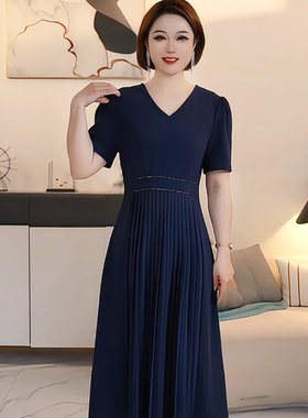 【撤柜清仓】P高端大码原创遮肉显瘦连衣裙 P2008