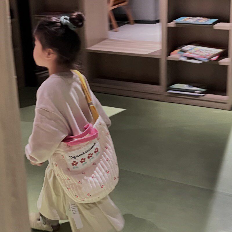 韩版秋冬大容量手提包包女孩2024新款时尚单肩包V亲子妈咪母婴包