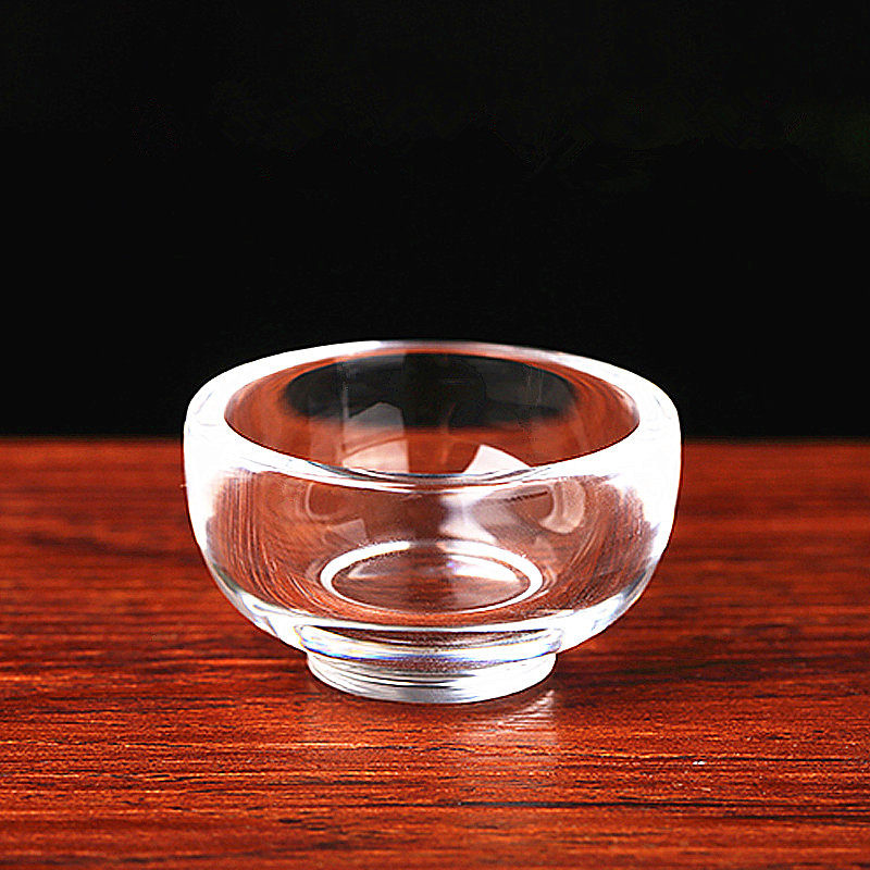 天然净体白水晶手工制作小酒杯白酒杯 烈酒杯 功S夫茶杯 透明杯子