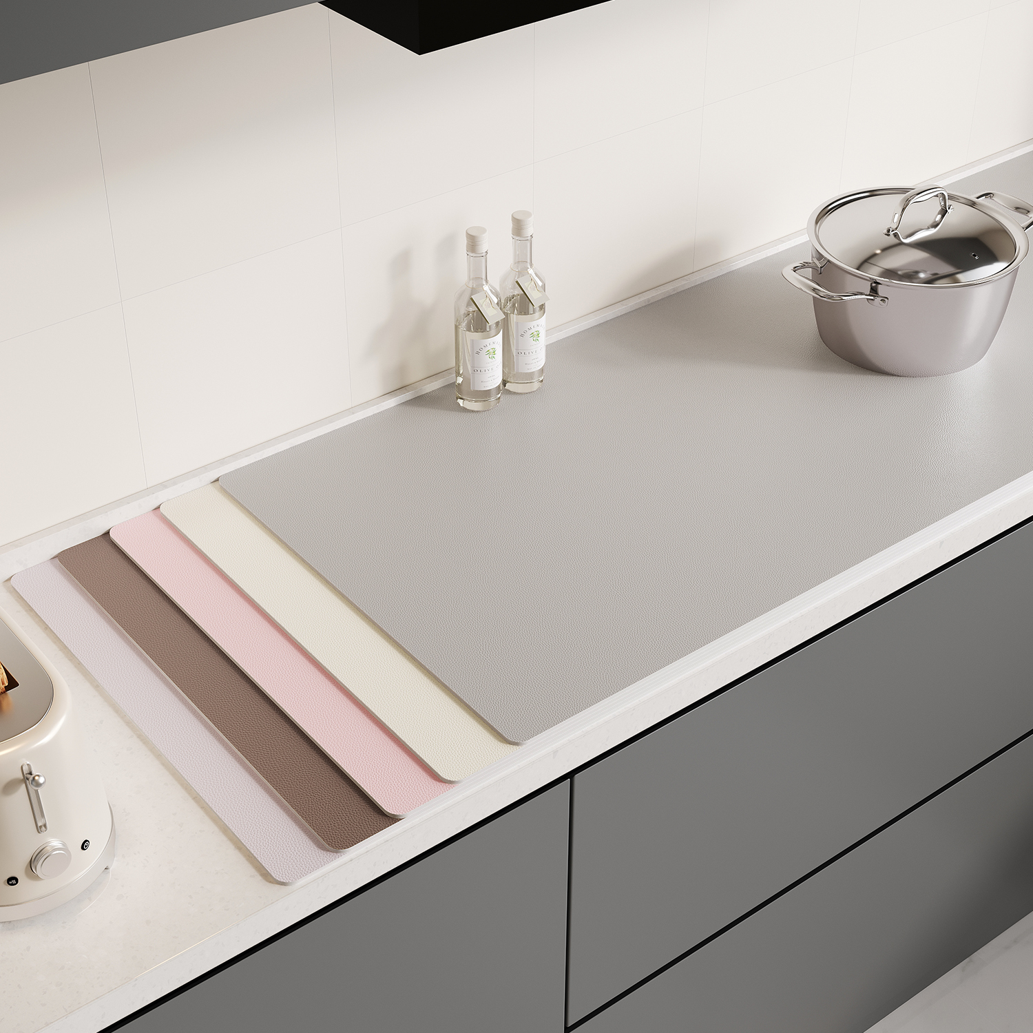 厨房台面保护垫子灶台厨柜专用防水防油防烫耐高温隔热防脏硅桌垫
