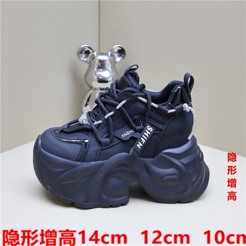 隐形内增a高15公分女鞋小个子超高跟13cm网面小白鞋女11cm运动鞋,女鞋,老爹鞋,淘宝优惠券,粉丝福利购,淘宝优惠卷