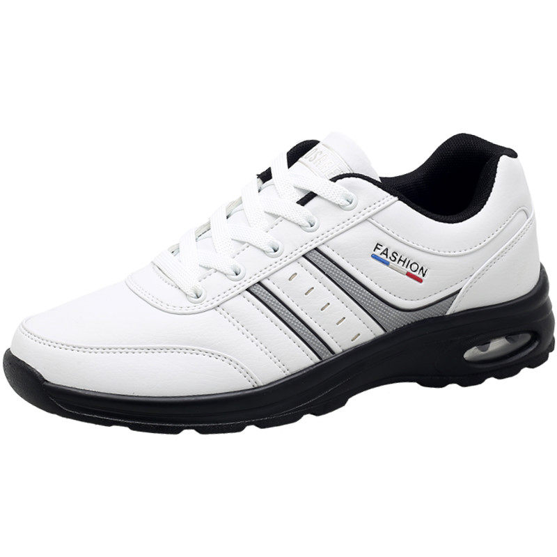 春秋季男鞋休闲运动鞋软皮u面防水鞋中年爸爸旅游鞋软底牛筋底波,流行男鞋,时尚休闲鞋,淘宝优惠券,粉丝福利购,淘宝优惠卷