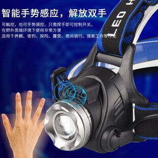照蝎子专用灯强光头戴式手电筒可充电两用大功率超亮紫光超长续航