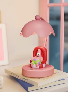 派大星台灯床头灯儿童房间卧室可爱装饰品桌面摆件小夜灯生日礼物