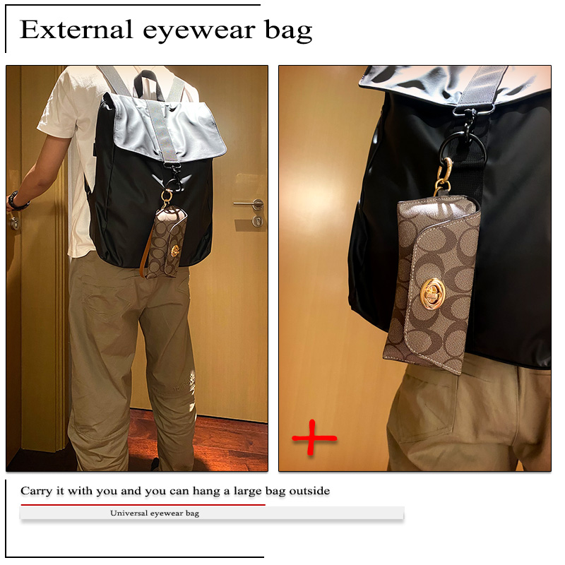 新款通用男女士防压眼镜包便携式眼镜收纳袋近视眼镜盒防掉墨镜包