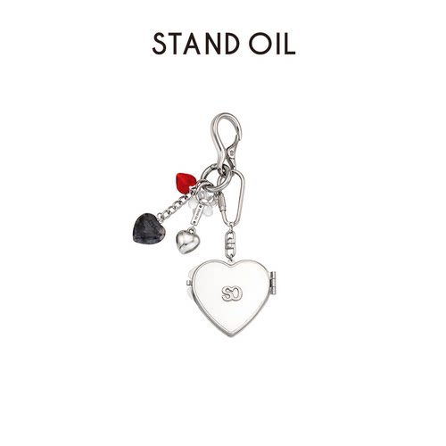 韩国Standoil包挂饰Heart Berry Keyring心形浆果钥匙扣包包挂饰