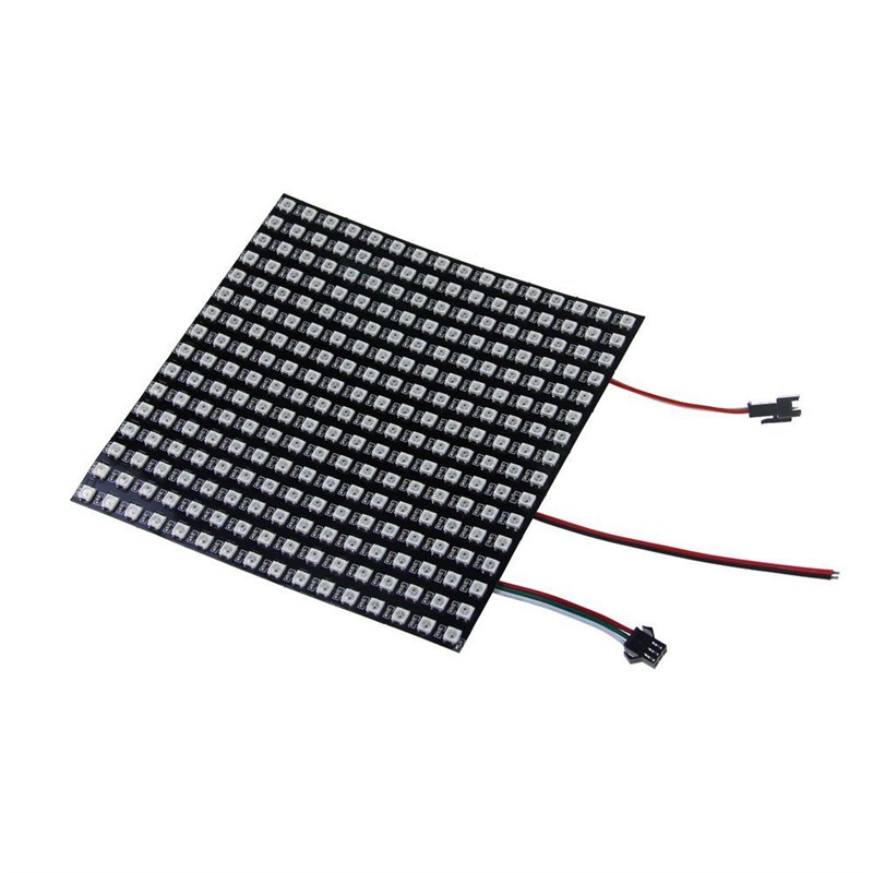 柔性 全彩RGB 像素屏 WS2812B SK6812 雷射显示屏8x32 16x16 8x8