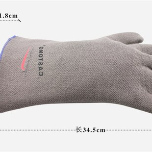 卡司顿耐高温手套200度300度隔热防烫烤箱烘焙五指灵活阻燃专业