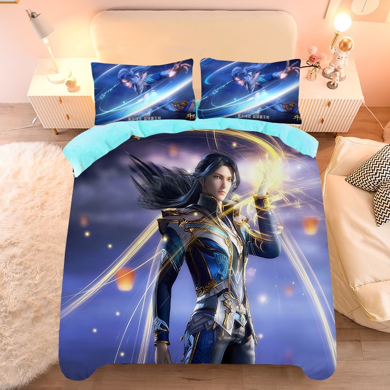 diy纯棉单件被单游戏周边女孩床品动漫被罩来图定制儿童全棉被套