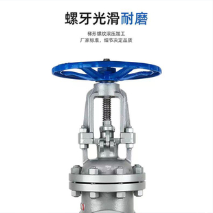 16C铸钢法兰闸阀碳钢高温蒸汽锅炉阀门DN32 100 Z41H