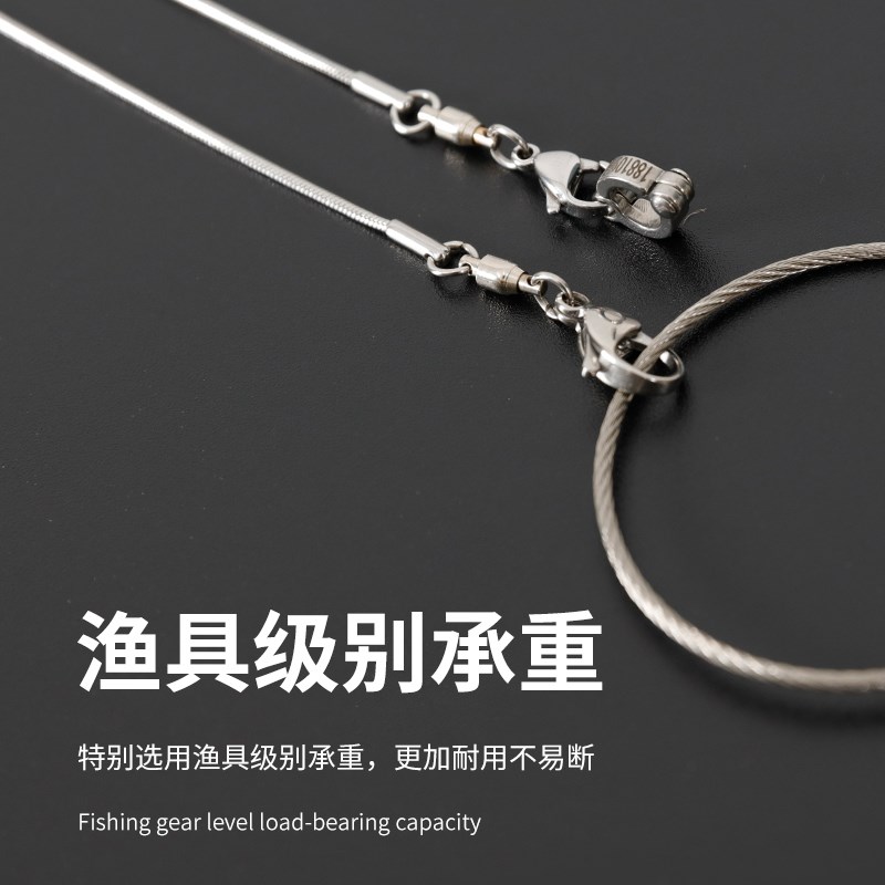 不锈钢鹦鹉脚链栓鸟遛鸟放飞绳脚环虎皮牡丹玄凤开口脚环牵引绳子