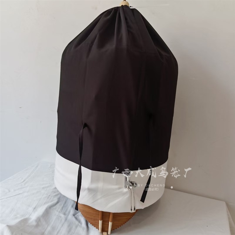 精品广笼换毛笼衣笼布36公分大号遮光透气黑色白画眉鸟八鹩哥通用
