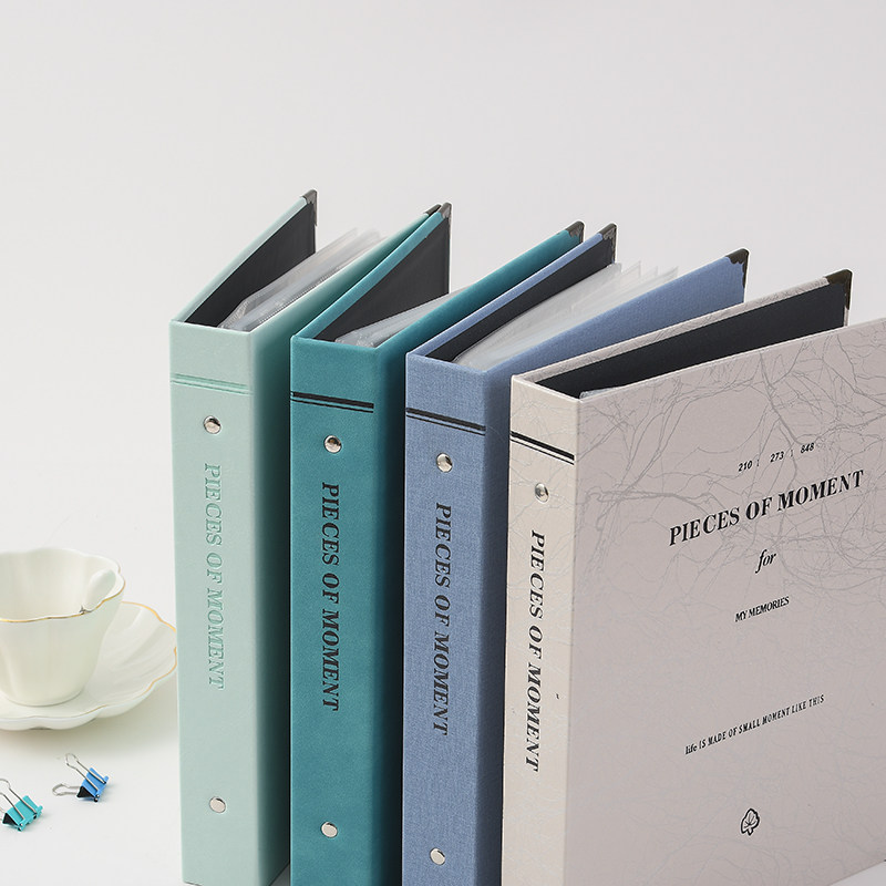 活页3寸照片识字卡明星小卡8宫格相册6寸5寸明星片收纳册收藏夹