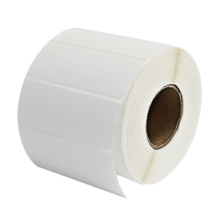 纸不干胶85 30横版 标签纸空白碳带打印贴纸8.5 3.5cm 35条码 铜版