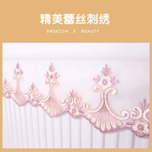 家用轻奢风暖气片防尘罩简约新式布艺暖气片罩遮挡防熏装饰罩定制