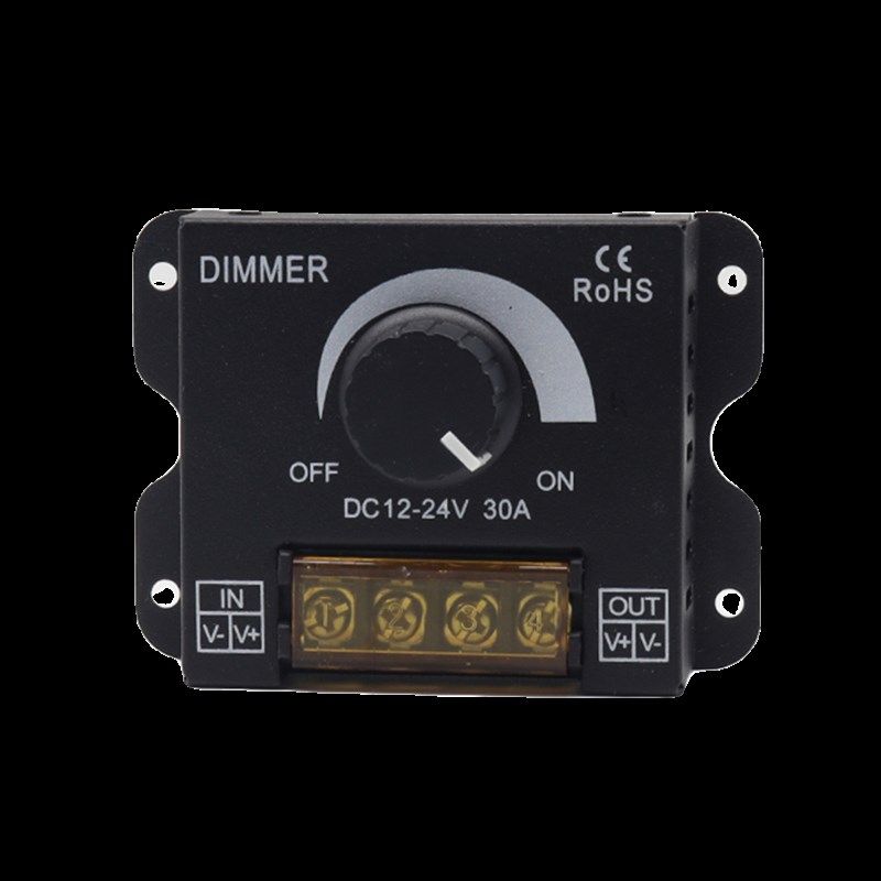 LED智能调光控制器5V12V24V低压灯箱灯带灯条发光字无极亮度调节