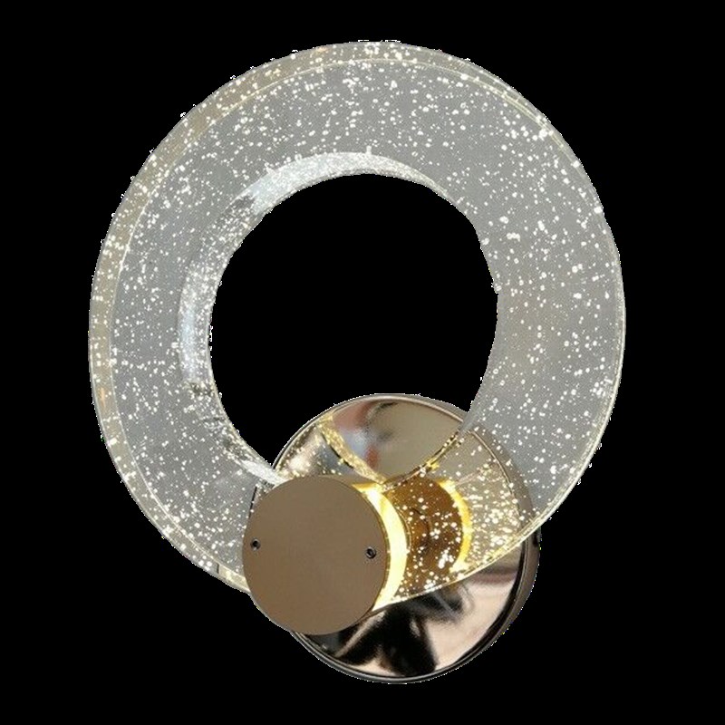 北欧轻奢卧室床头壁灯客厅背景墙汽泡水晶灯过道壁灯化妆台镜前灯