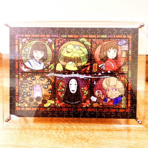 透明拼图框 亚克力高透光相框 水晶 126/160/208/300/500/456片