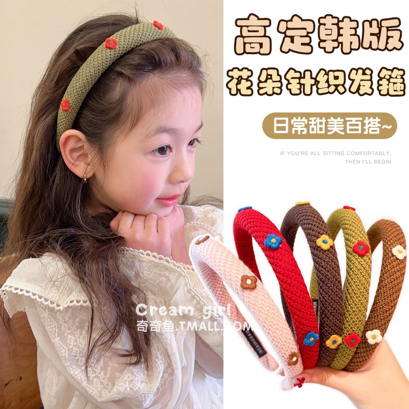 春季宝宝束发头箍不勒头女孩头箍压发防滑2025新款儿童发饰高颜值