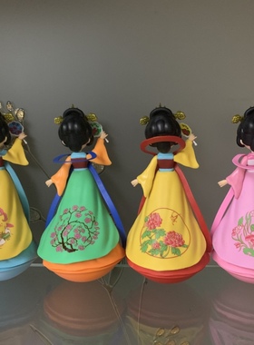 西安文创网红四大美人音乐不倒翁小姐姐大唐不夜城摆件纪念品礼物