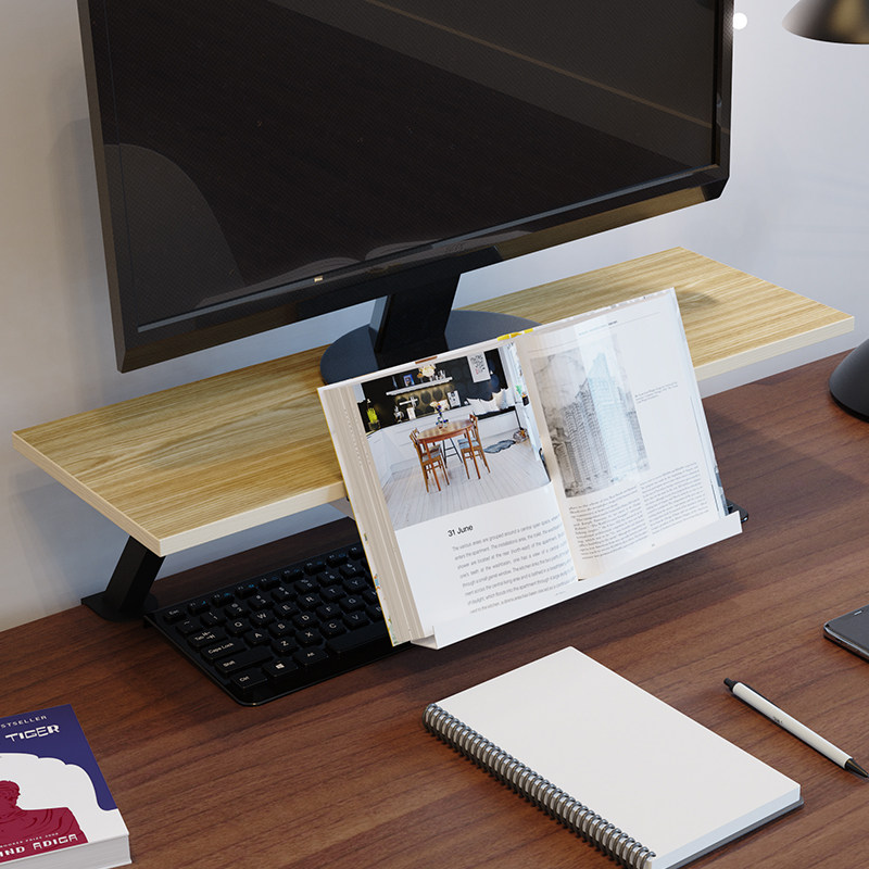 壹巢电脑显示器增高架多功能办公室桌面收纳置物架笔记本加高支架