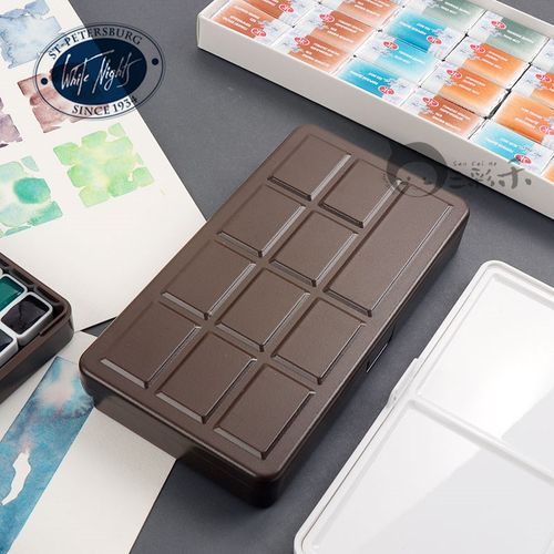 俄罗斯白夜沉淀色全色水彩颜料分装大师级分层新色沉淀色固体管彩