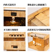 芦丁鸡饲养箱实木造景专用笼子恒温仓鼠室内家用大号木屋别墅鸡窝