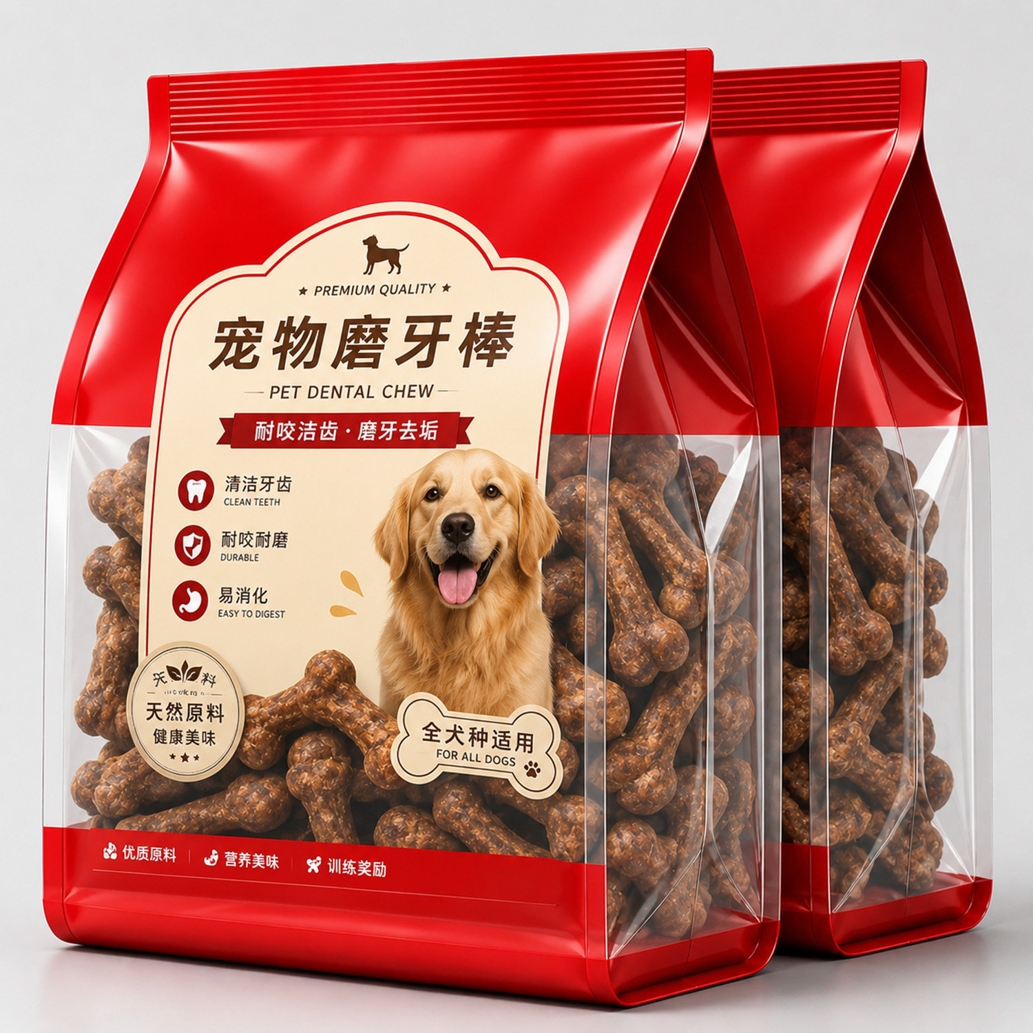 狗狗磨牙棒小型幼犬成犬泰迪比熊柯基博雪纳瑞咬骨状便宜宠物零食