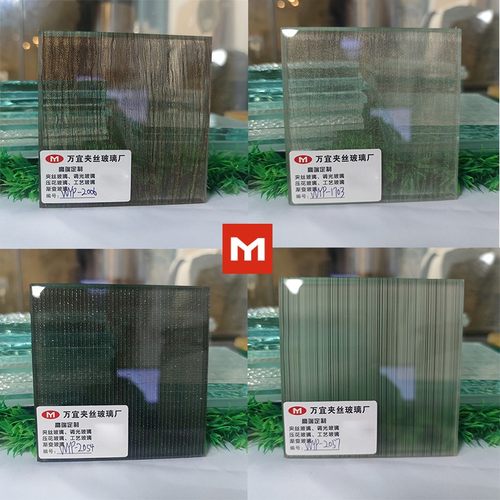 艺术玻璃夹丝夹胶隔断背景墙屏风不透线条花纹压花工艺钢化渐变