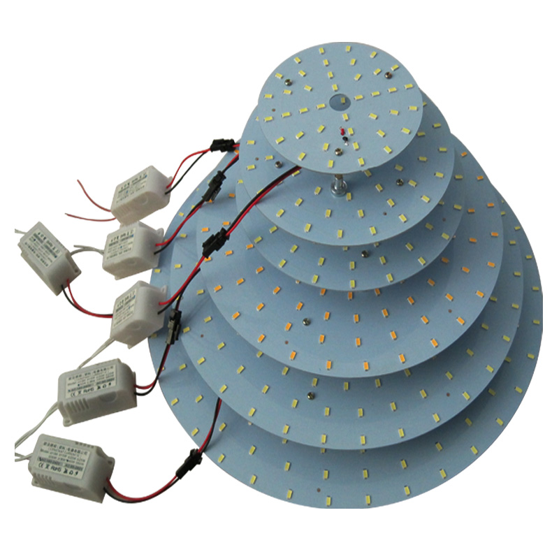 led光源板灯片改造灯芯圆形红绿蓝红外紫外波长灯板1245V定制订做