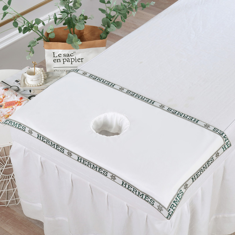 美容院洞巾趴枕巾大毛巾按摩床床洞脸垫推拿巾脸巾专用趴巾定制