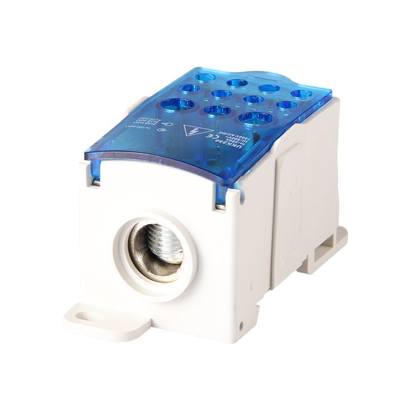 UKK250/80/160A导轨式分线盒一进多出大电流分线端子盒电线分线器