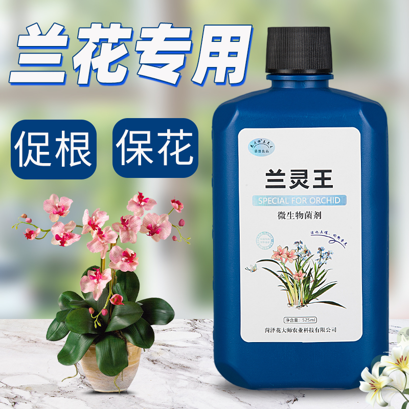 兰灵王兰花专用肥营养液肥料蝴蝶兰菌群君子兰陵王兰科促花活化剂