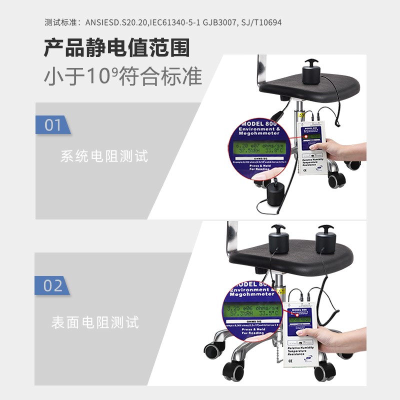 金扎特实验室升降靠背椅子防静电旋转车间流水线学校洁净工作椅